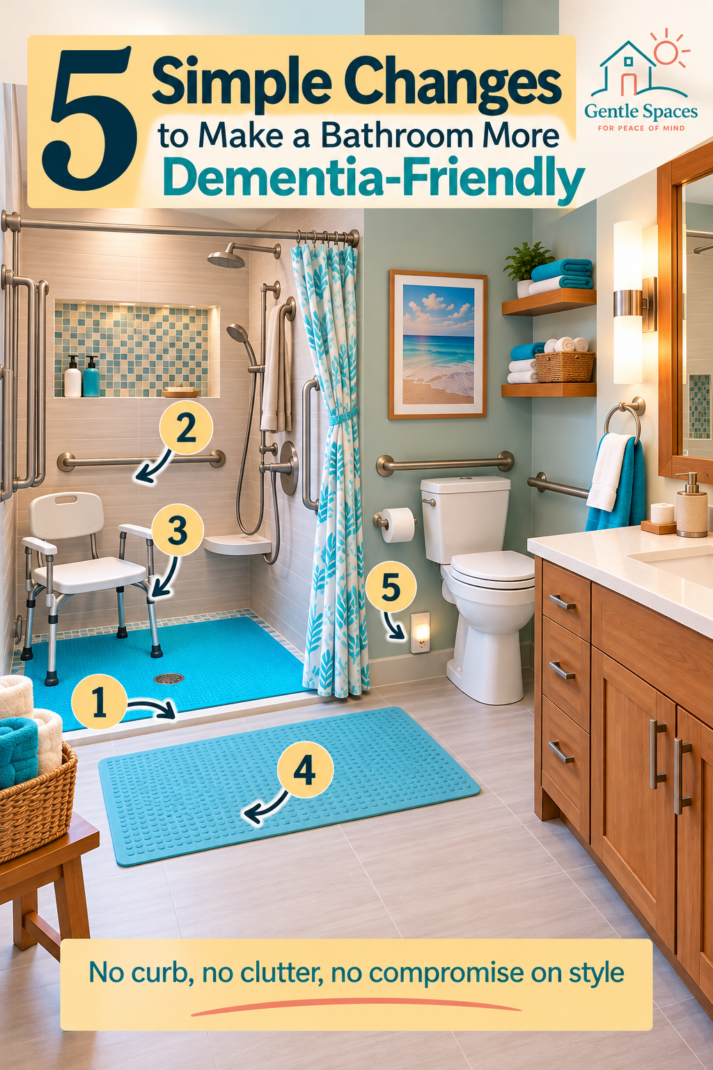 5 Simple Changes to Make a Bathroom More Dementia-Friendly